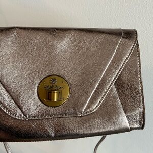 Elliott Lucca Shimmering Bronze Wristlet